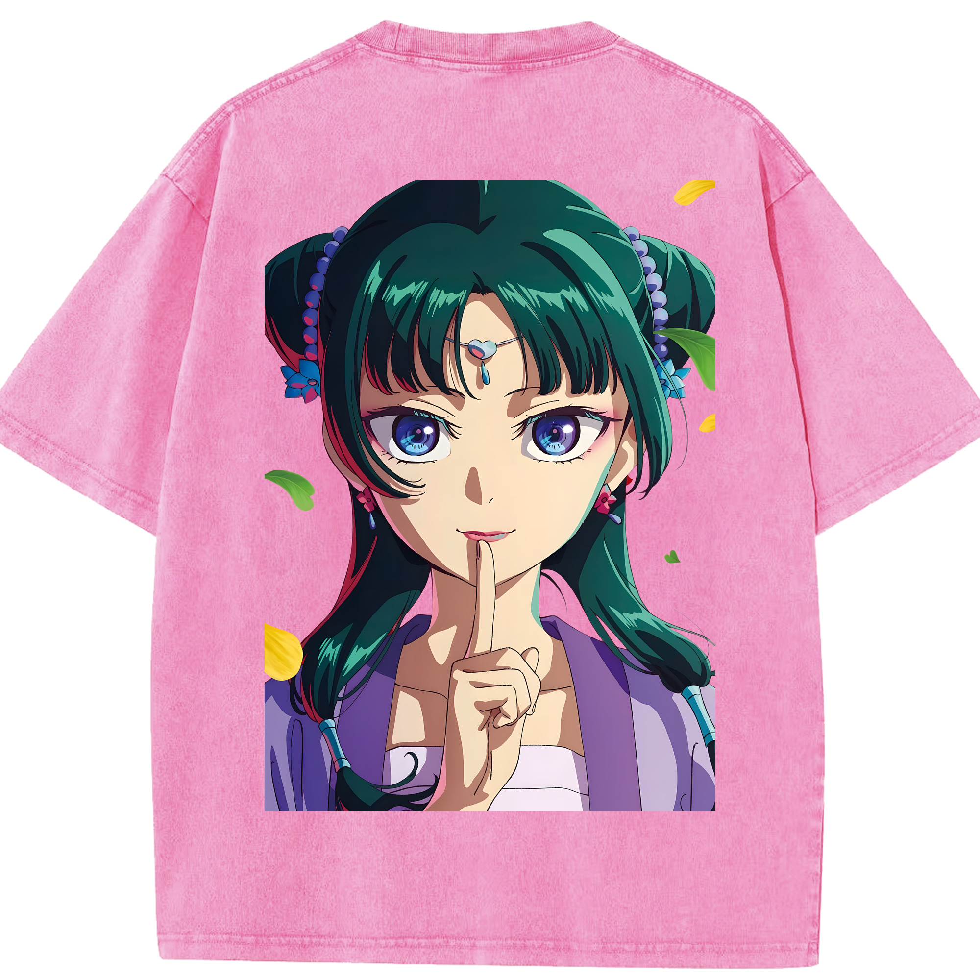 （画像用） 薬屋のひとりごと The Apothecary Diaries 綿100% ヴィンテージ風 半袖Tシャツ（背面プリント）